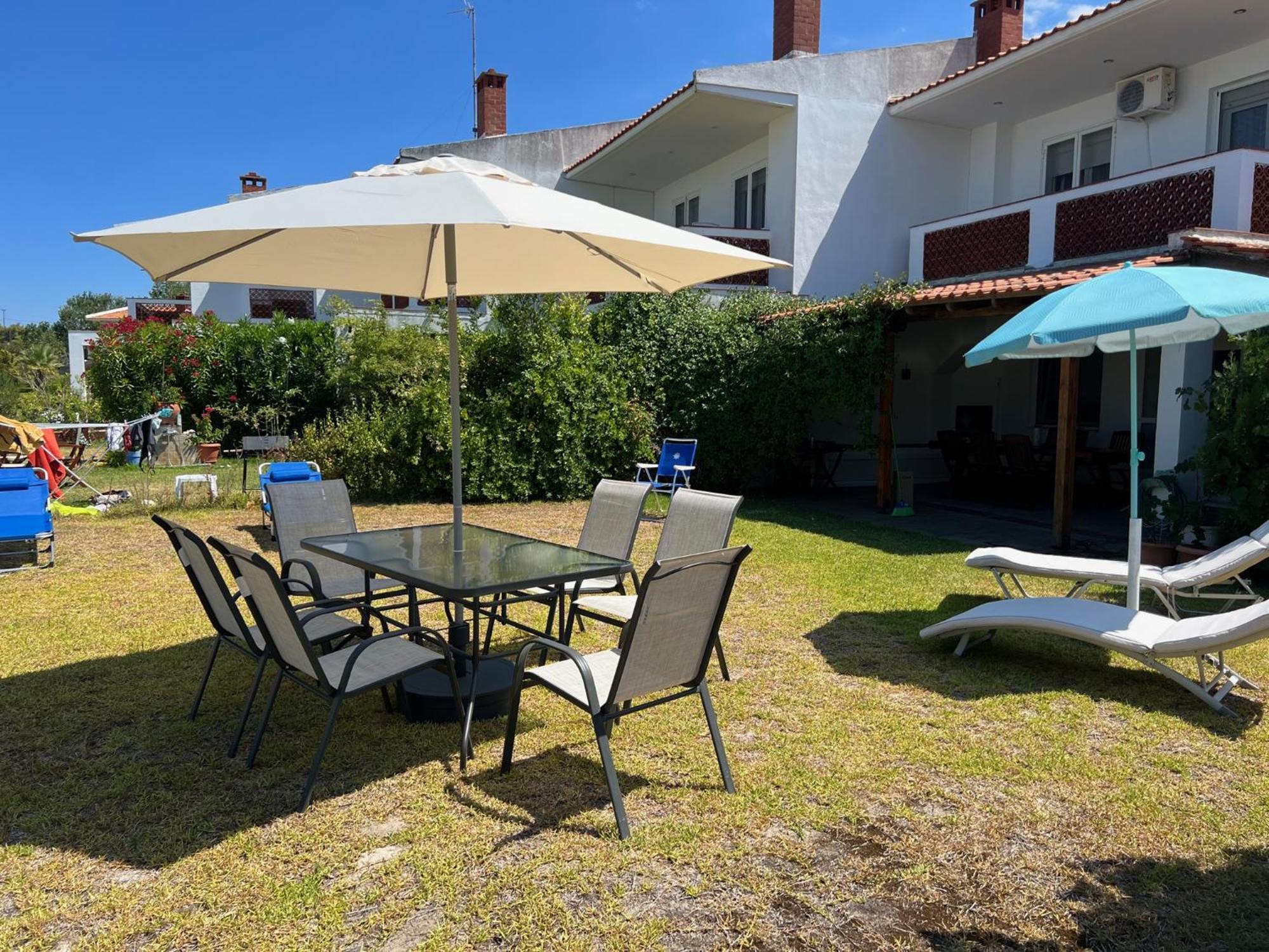 Beach House Seafront Villa Latoura Ormos Panagias Luaran gambar